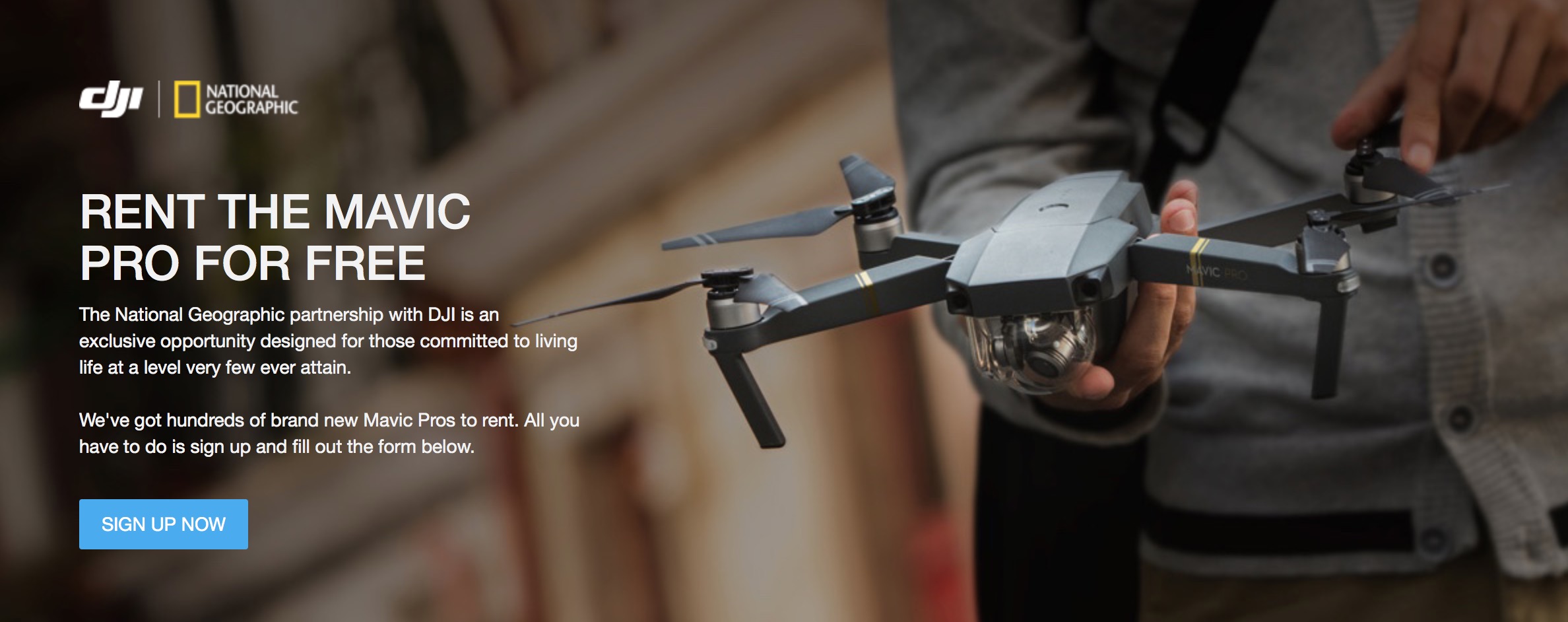 DJI and National Geographic joined forced in photo contest and free drone rental program