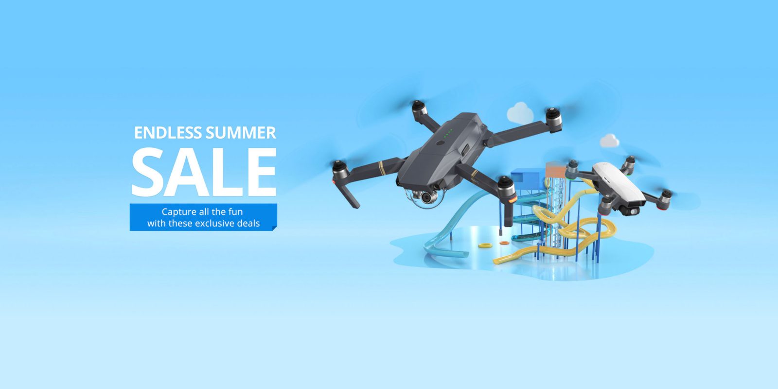 DJI just announced, for a limited time only, the DJI Endless Summer Sale Event with special discounts on various combinations of their products: