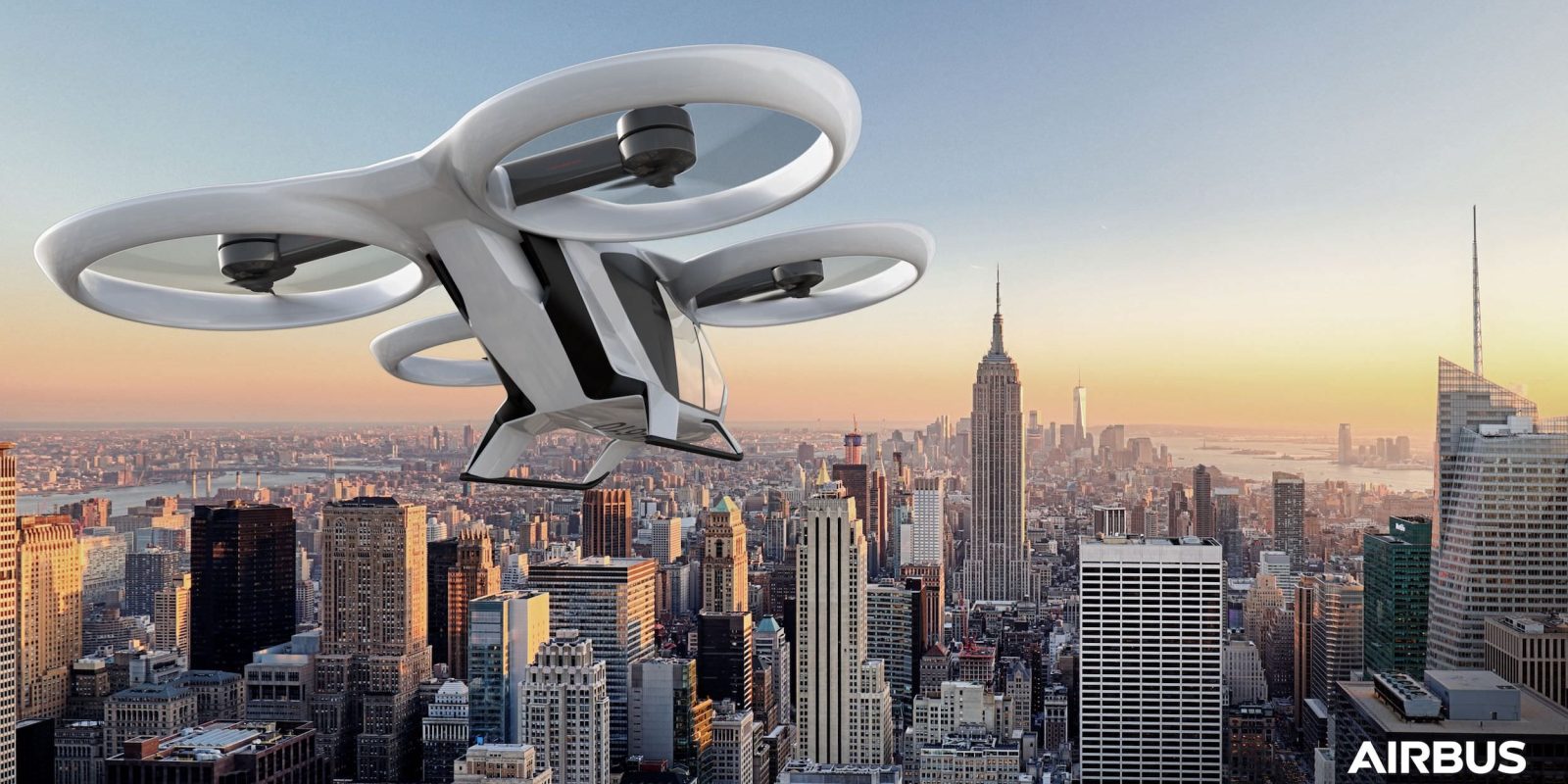 Flying taxi on track to make debut flight in 2018 according to Airbus