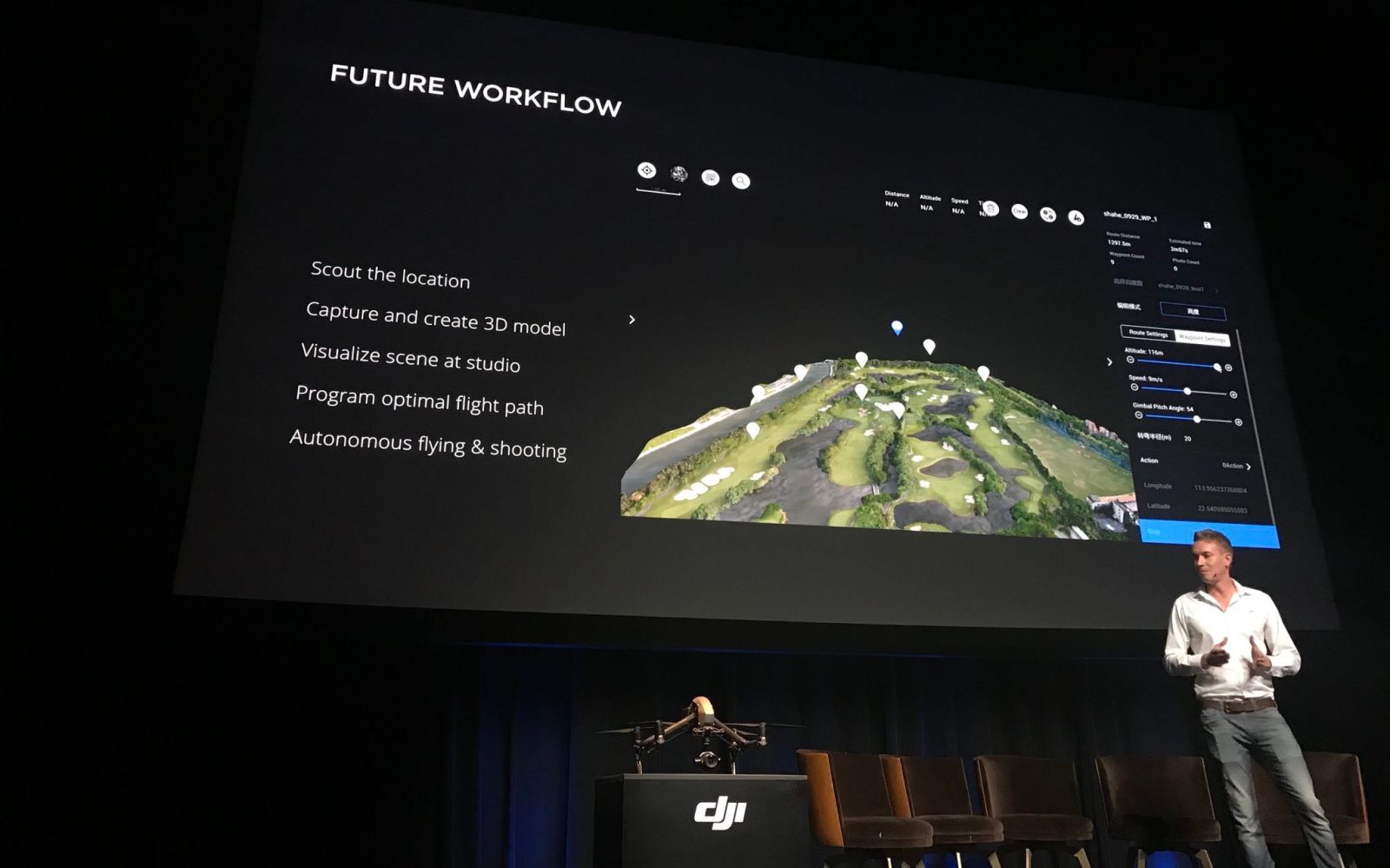 Project Vertex introduced at the DJI Zenmuse X7 event in Hollywood, CA
