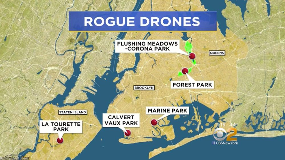 The five parks in New York where you can legally fly your drone.