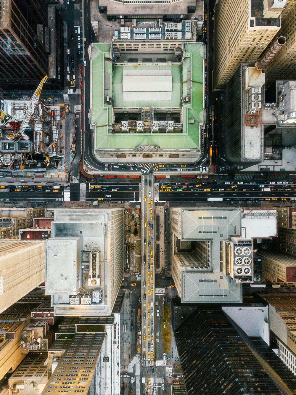 Grand Central Station - Amazing drone photos of New York City looking straight down 0002