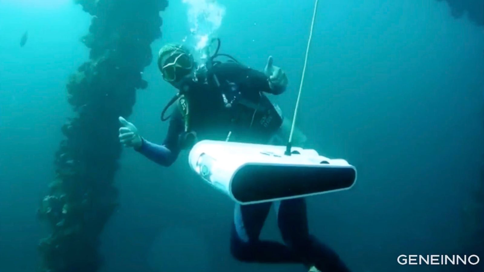 Geneinno underwater drone camera at CES2018