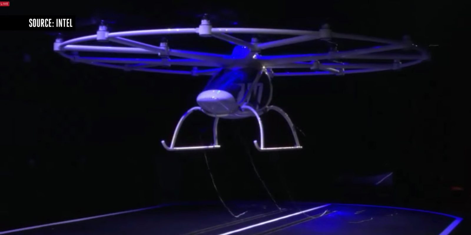 Volocopter VC200 2X made its maiden flight in North America during CES 2018