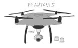 The Phantom 5 may not be available in white but instead come with an aluminum shell