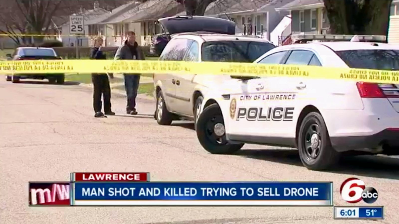 Drone transaction turns deadly as the seller gets shot