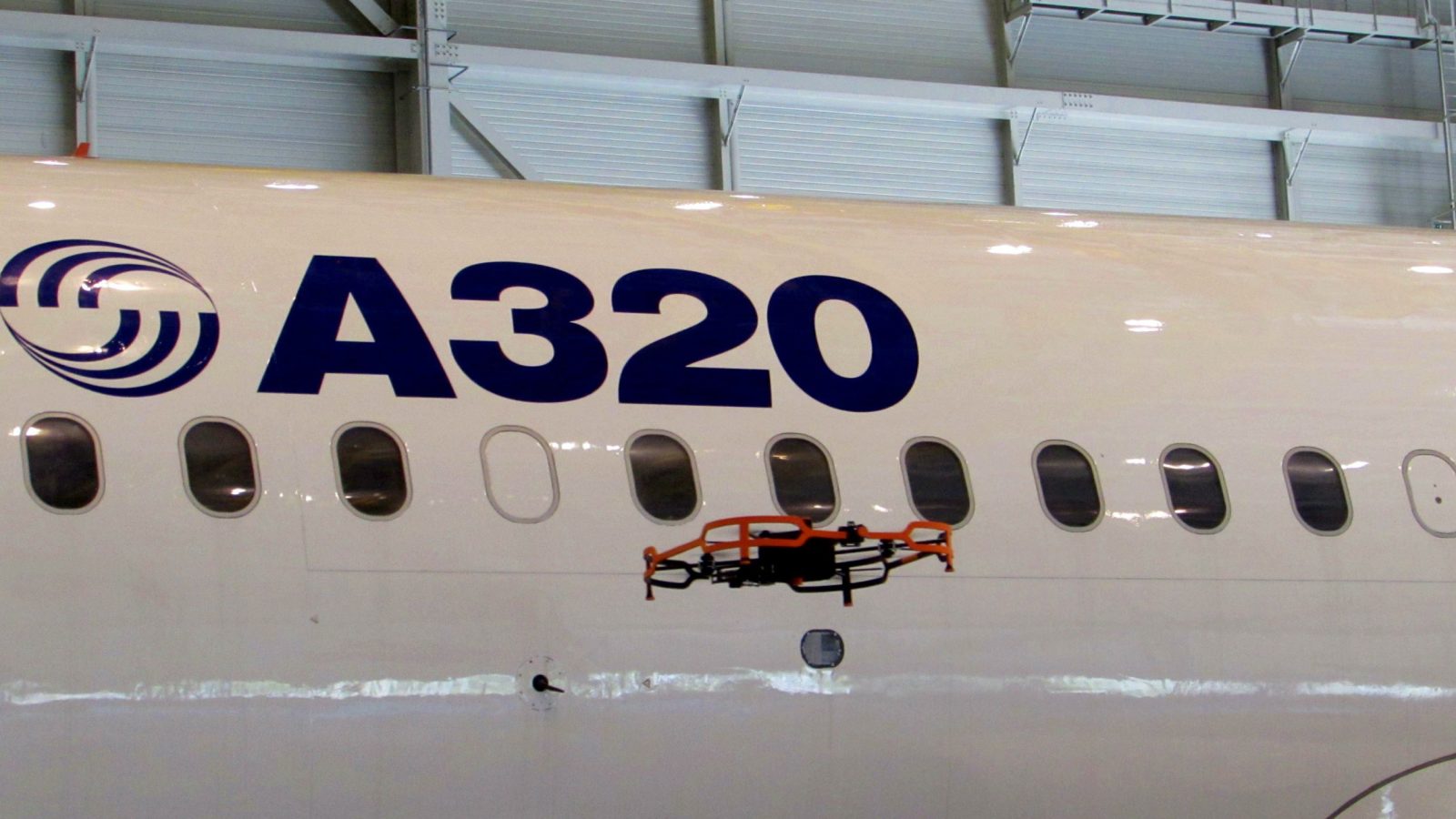 Airbus reveals Advanced Inspection Drone to inspect airplanes in hangars