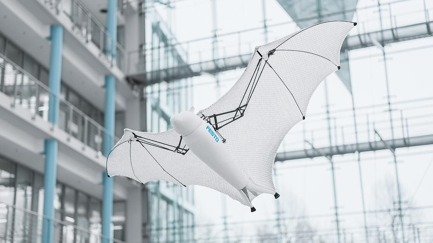 Meet Festo's semi-autonomous Bionic Flying Fox with a wingspan of more than 7 feet 000f