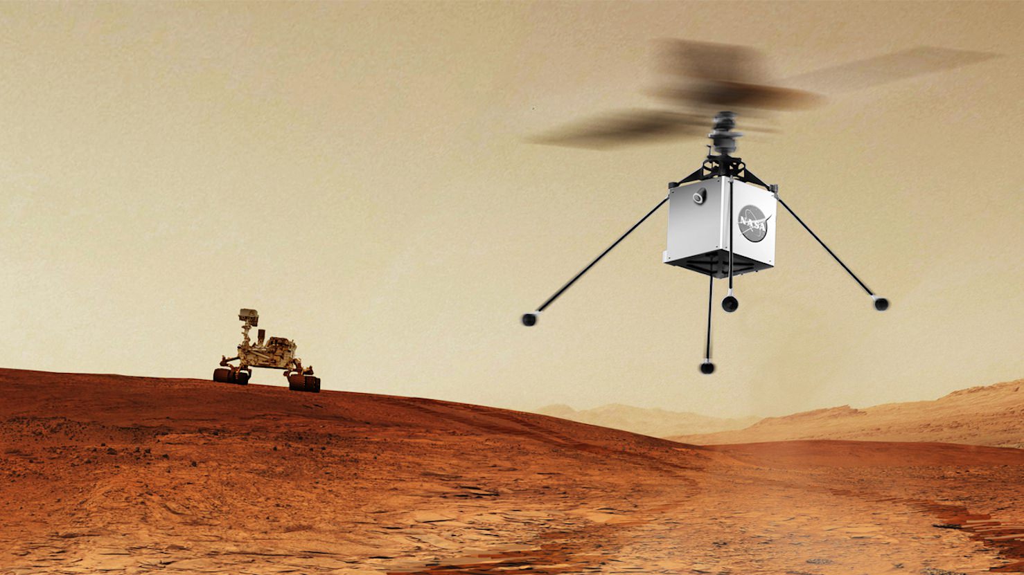 NASA is sending an autonomous helicopter drone to Mars as part of their next rover mission in 2020