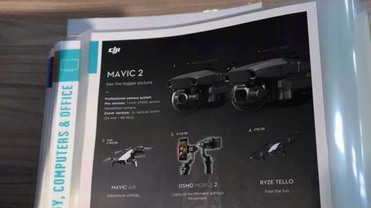 Breaking News: DJI Mavic 2 listed in UK Argos catalog