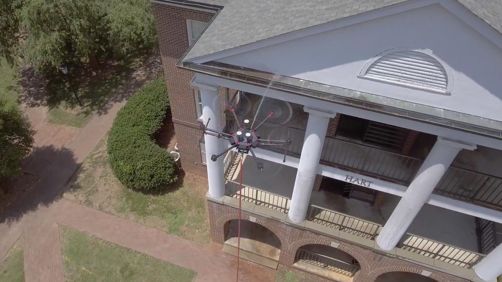 Building cleaning drones take flight in North Carolina