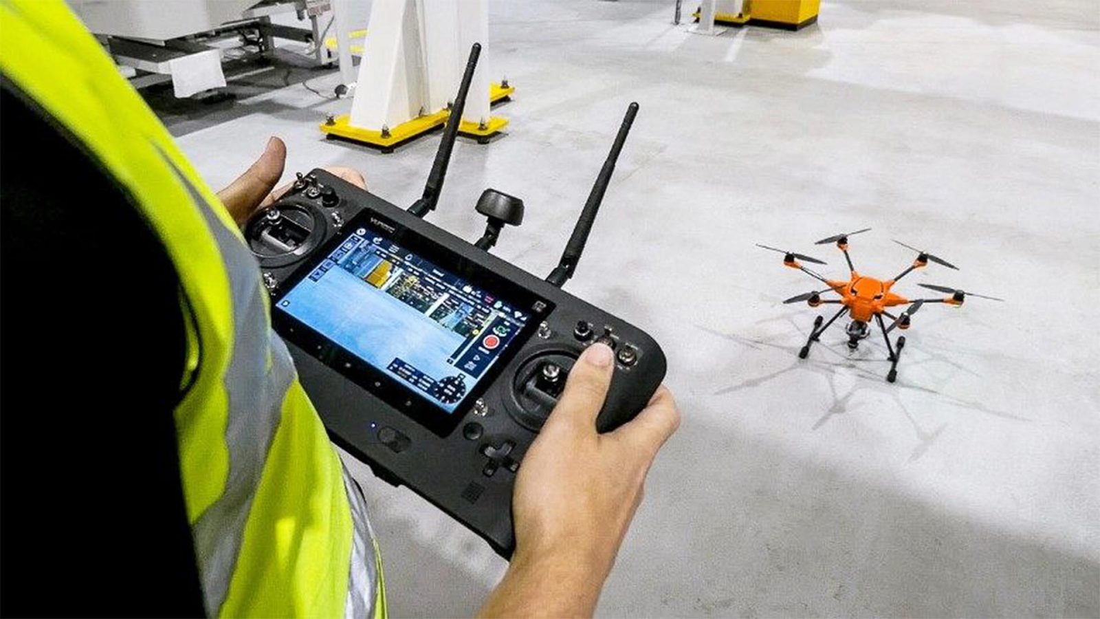 Ford plant in United Kingdom is using drones to inspect large machinery