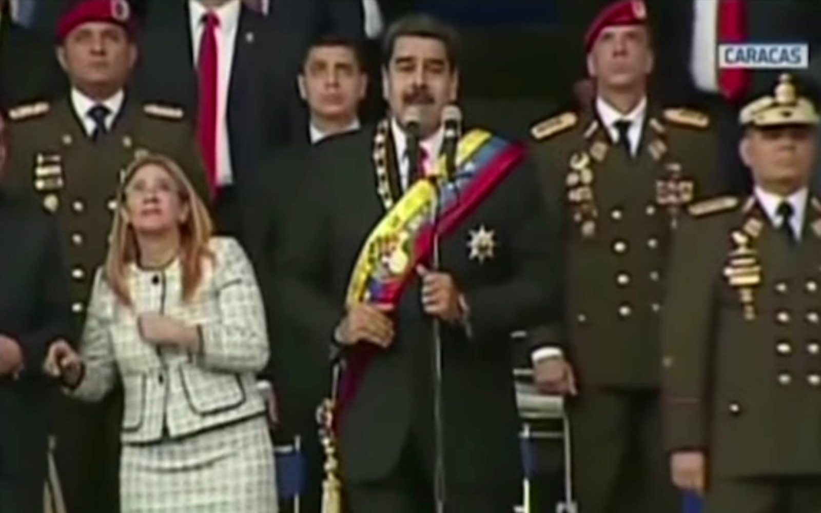 Venezuela's president Nicolás Maduro survives apparent drone assassination