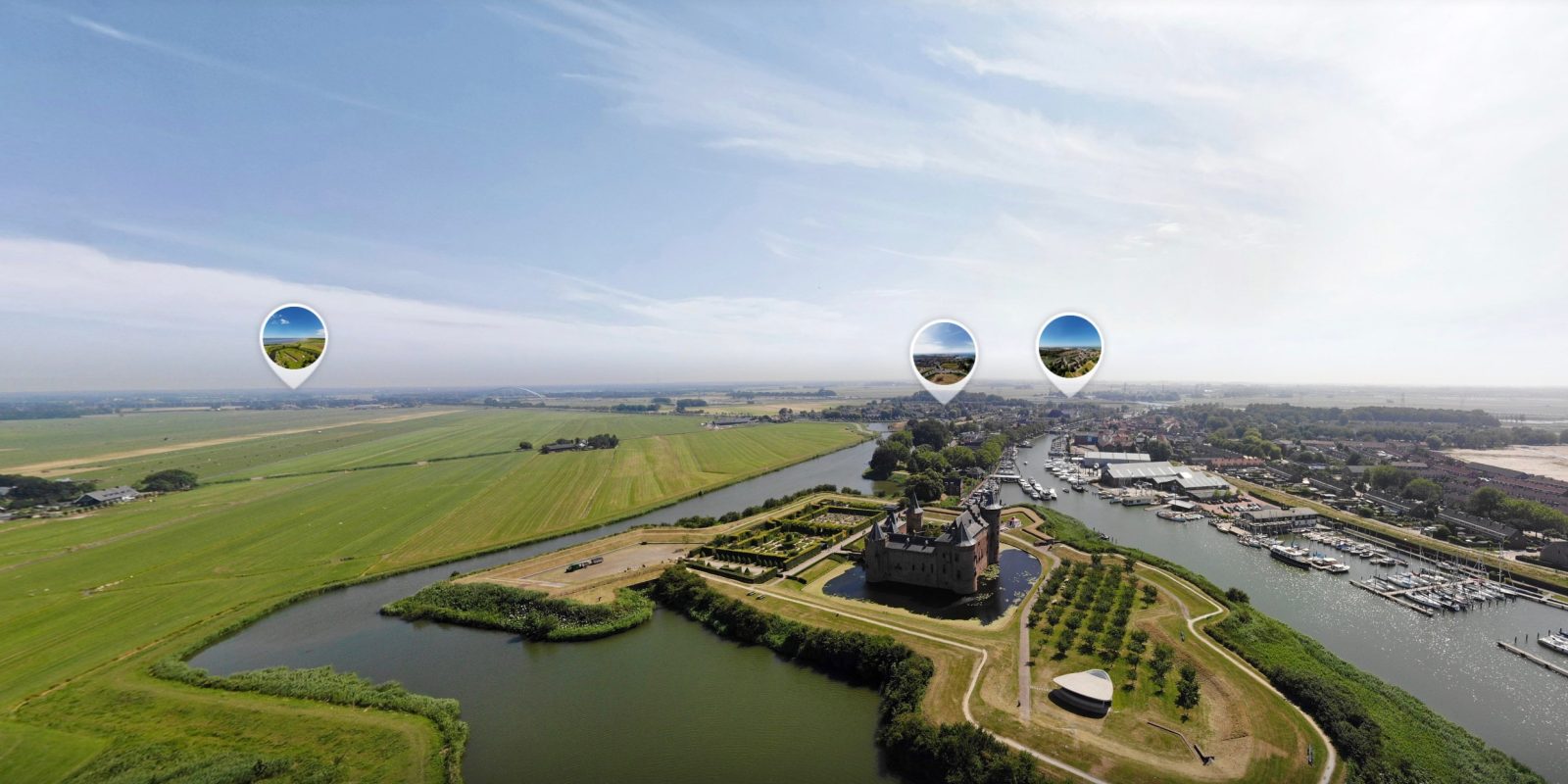 Drone project shows Dutch Water Line in 360-degree aerial photos