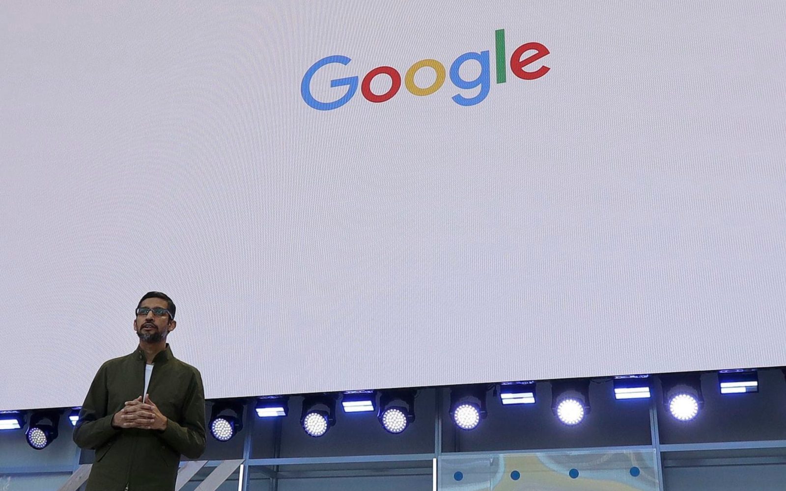 Google CEO met quietly with leaders at the Pentagon to talk AI