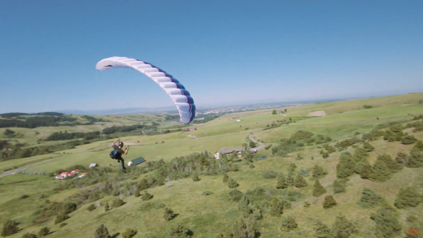 Paraglider meets drone