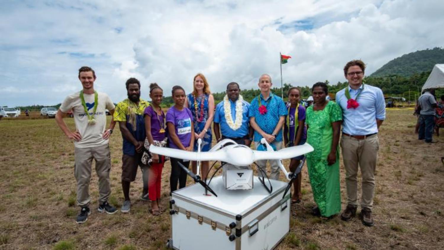 Vaccines delivered by drone in island nation of Vanuatu