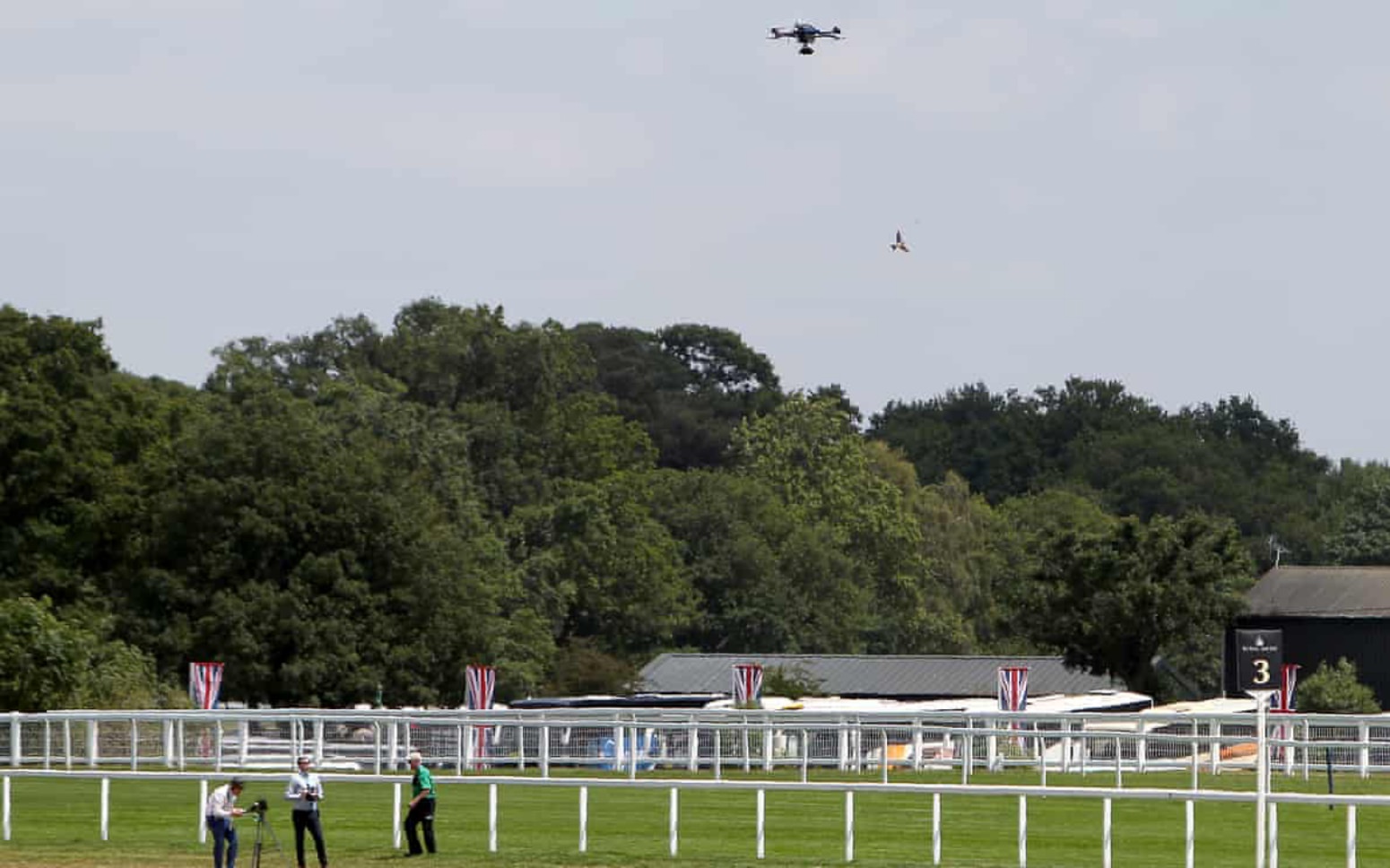 British racecourses want to ban drones during horse races