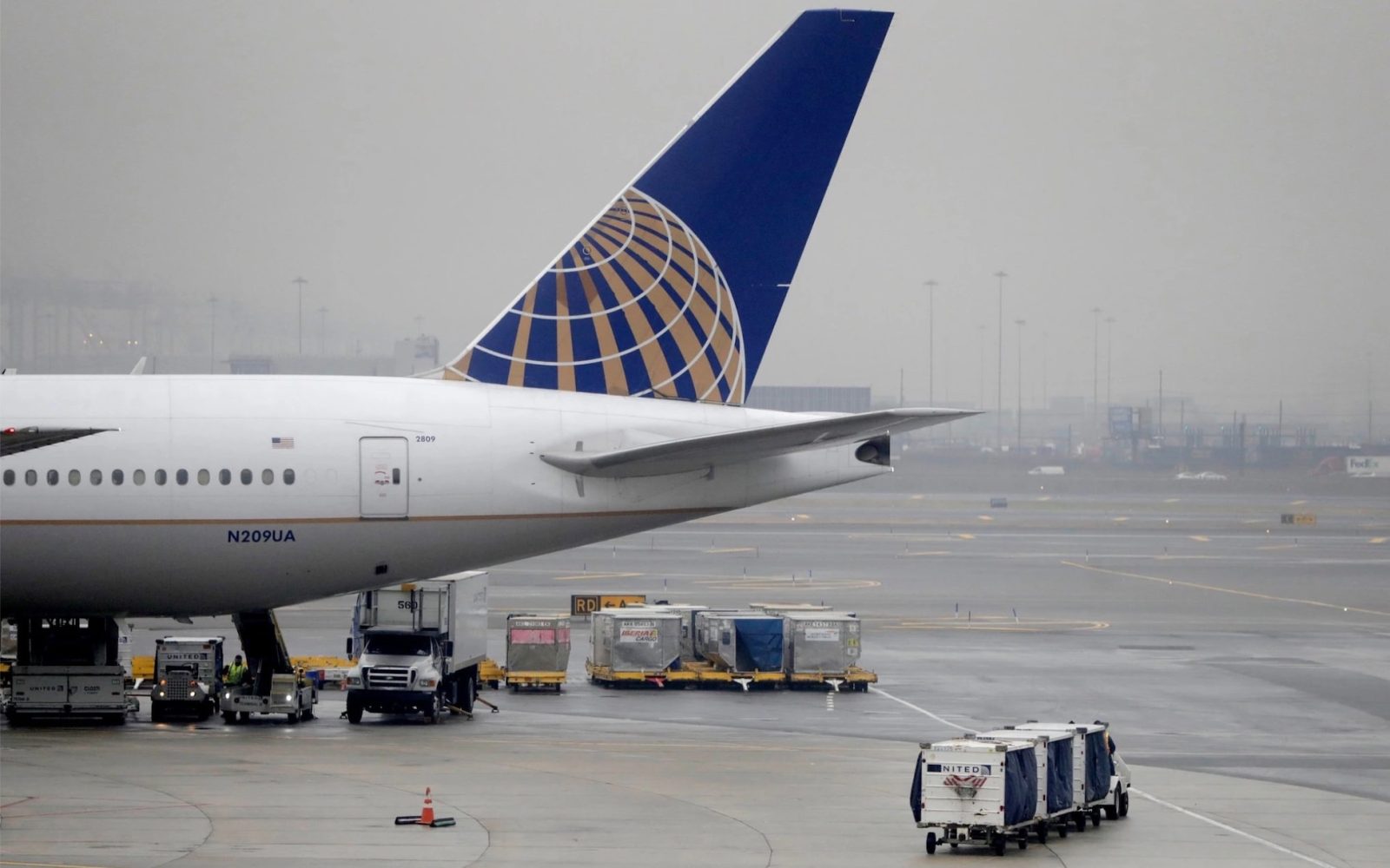 Newark Airport halts flights after two drones were seen close-by
