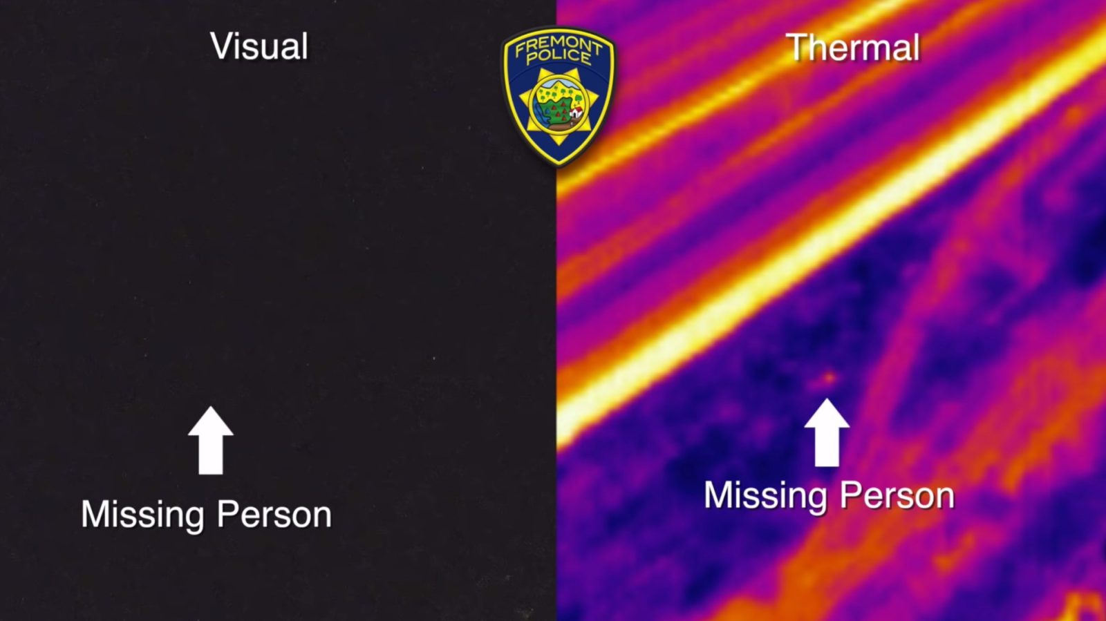 Fremont Police use drone with FLIR thermal camera to find missing teen