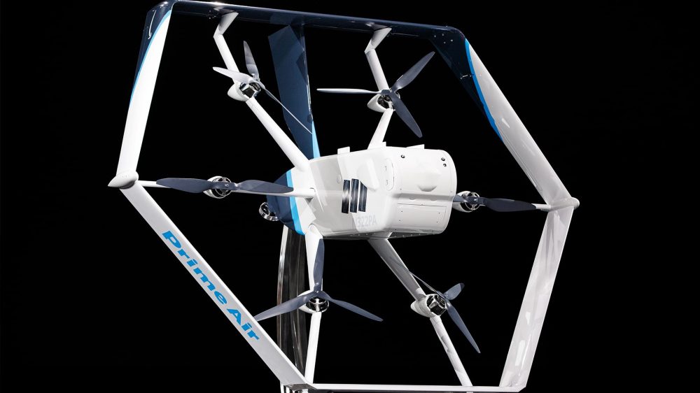 Amazon Prime Air new drone close up