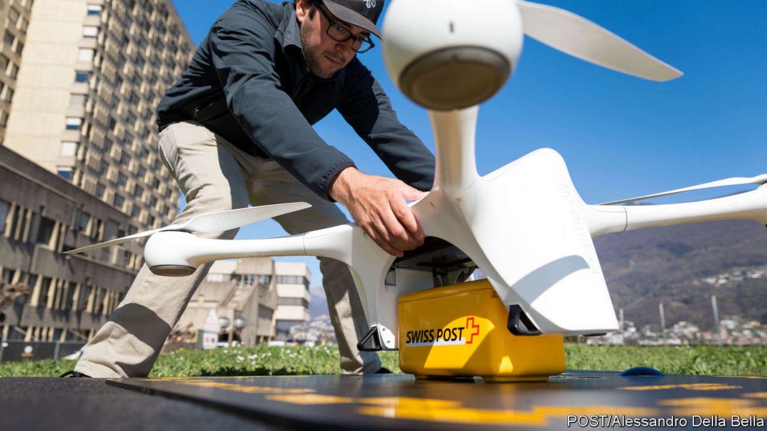 Deliveries by drone are taking off in health care