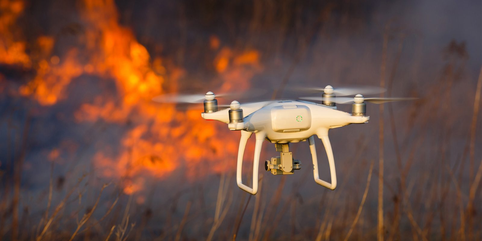 rogue drone stopped firefighters