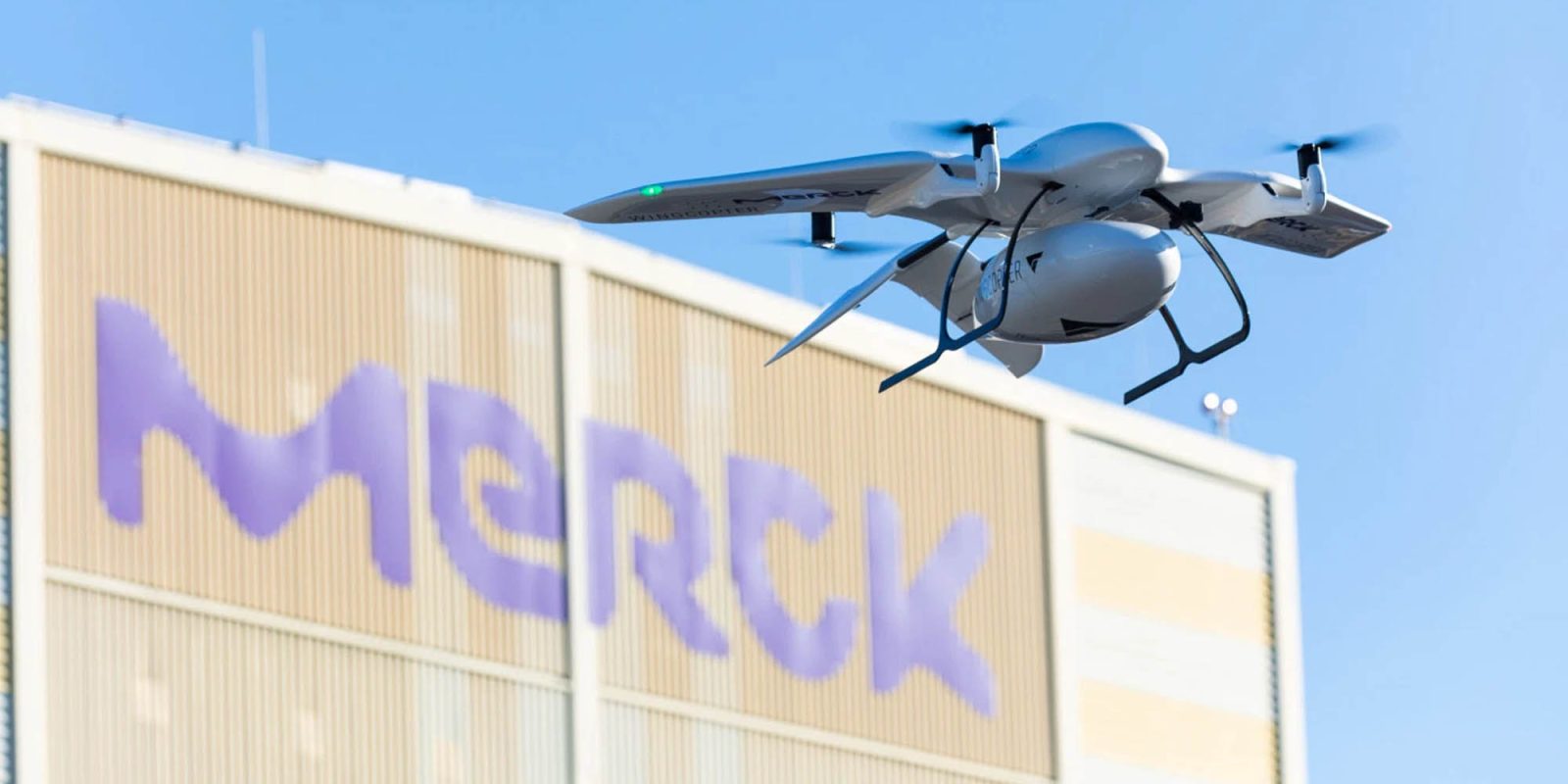 Wingcopter Merck drone delivery