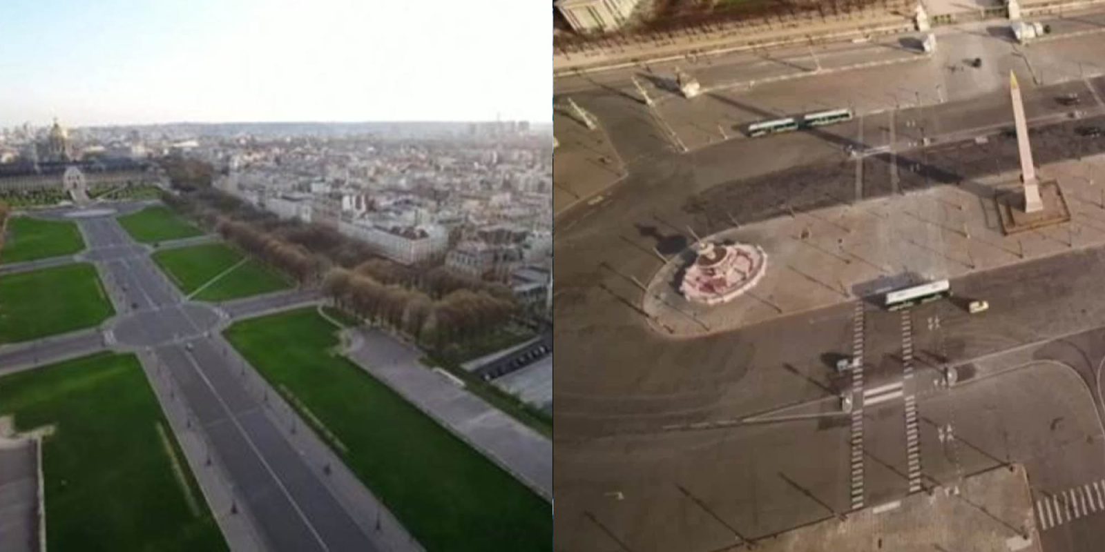 drone Paris COVID-19 lockdown