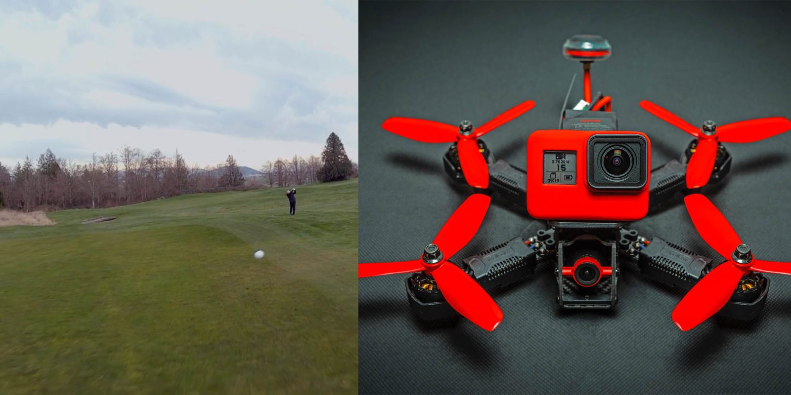 fpv drone golf sport racing