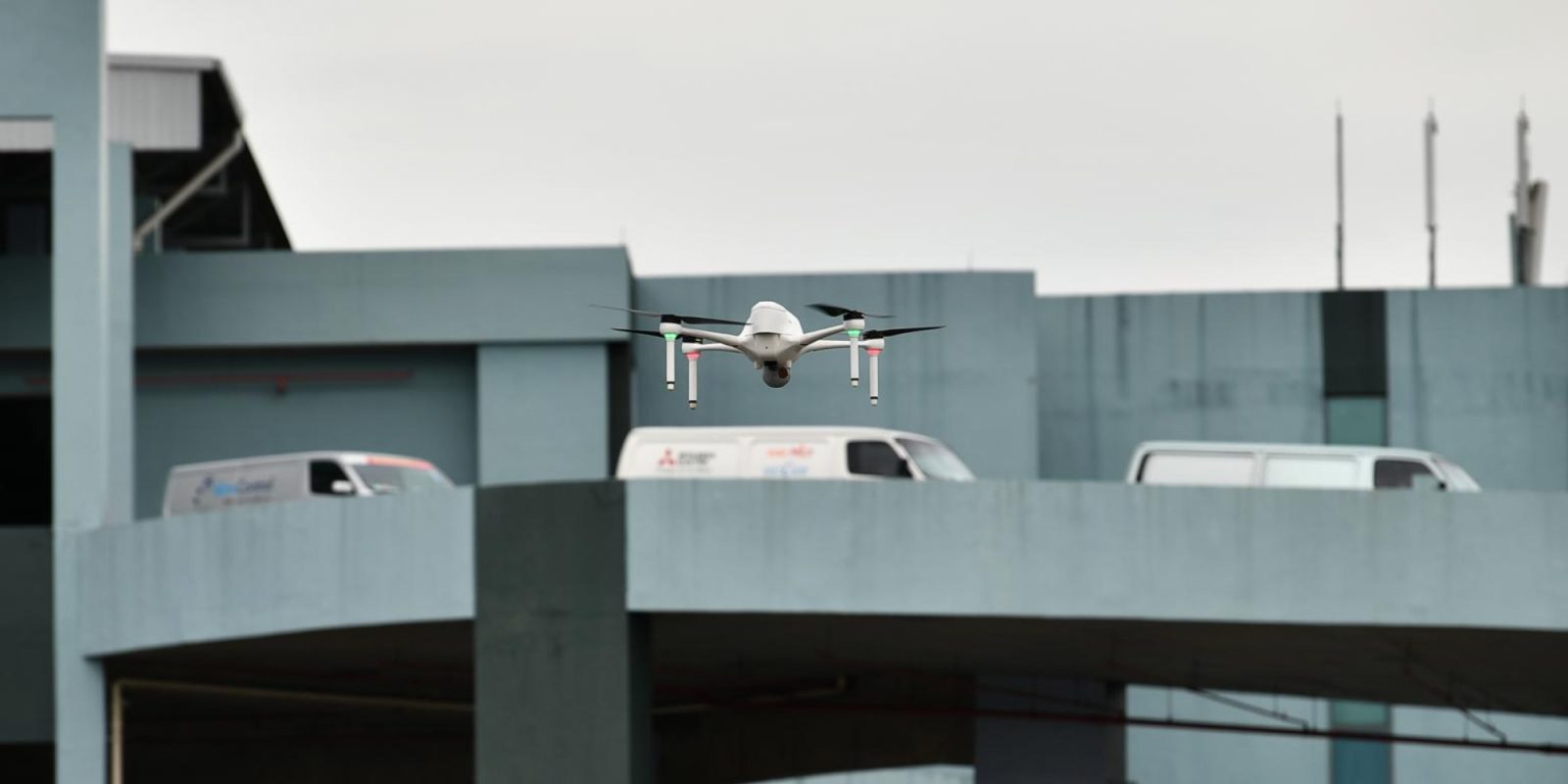 Autonomous surveillance drones Singapore