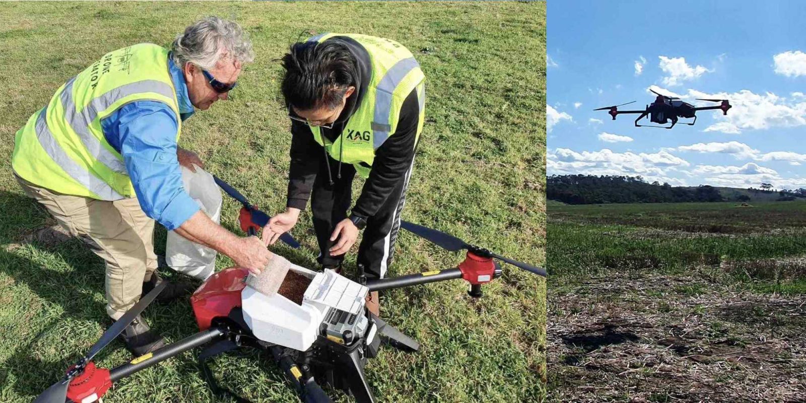 XAG drones Australia bushfire