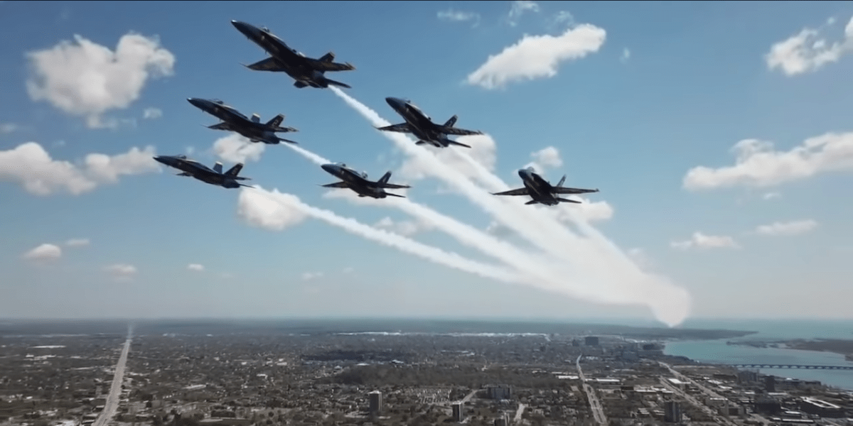 drone blue angels