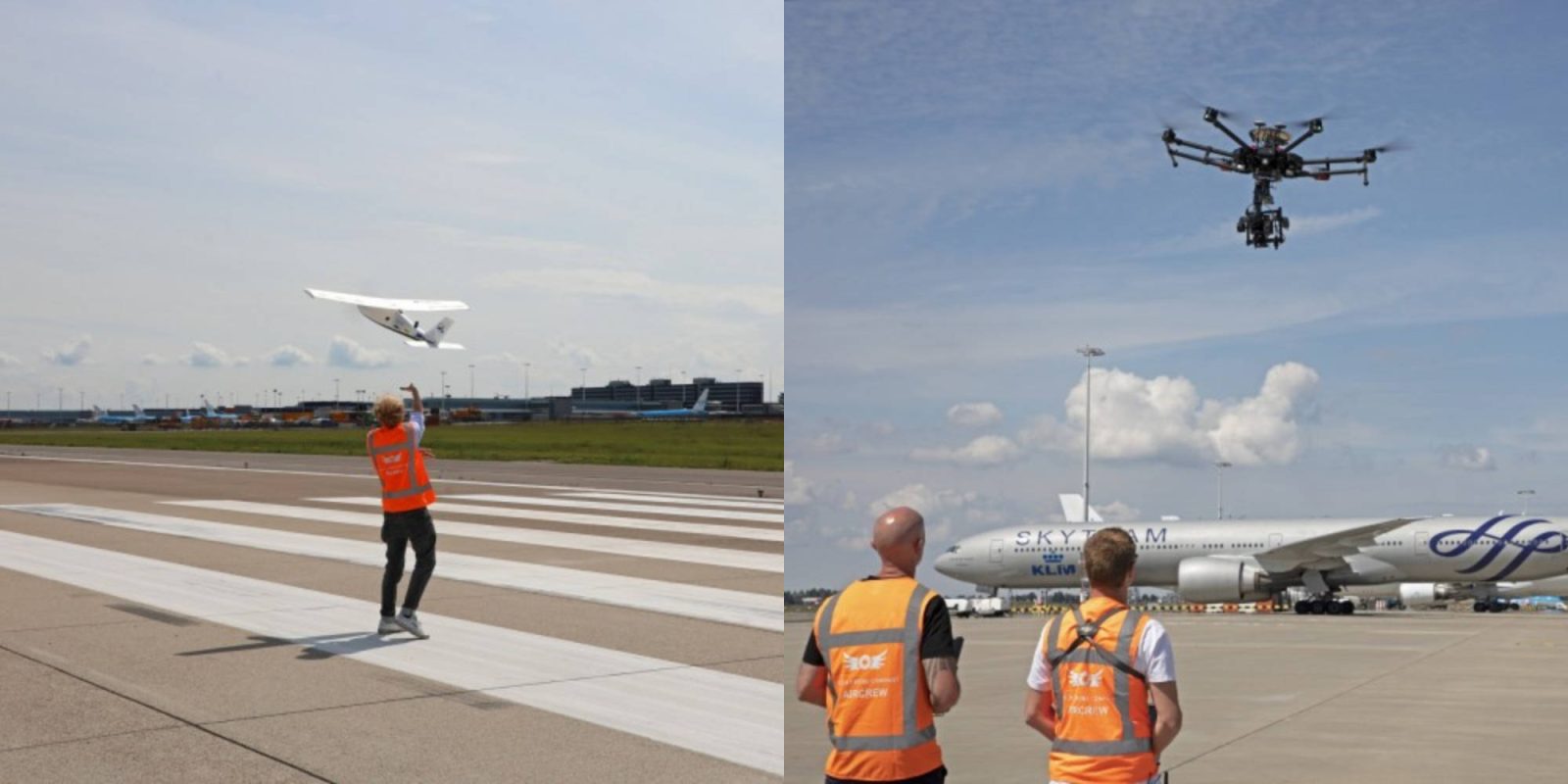 Schiphol Airport inspection drones