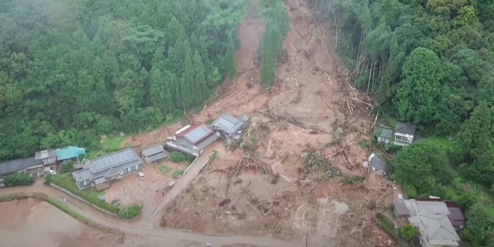 Drone Japan floods