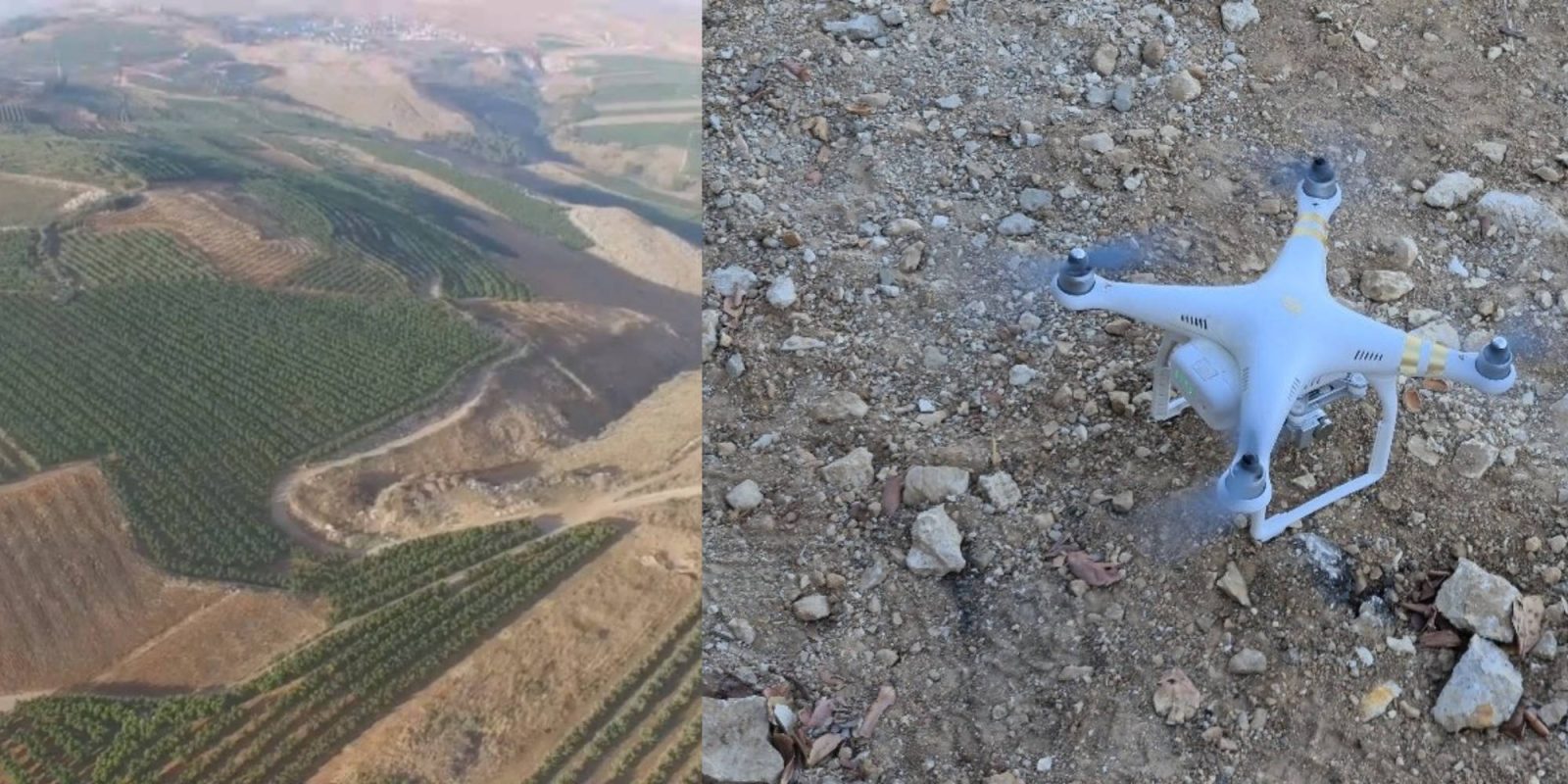 Israeli military drone border