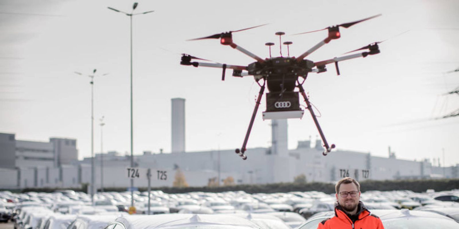 Audi drones find cars