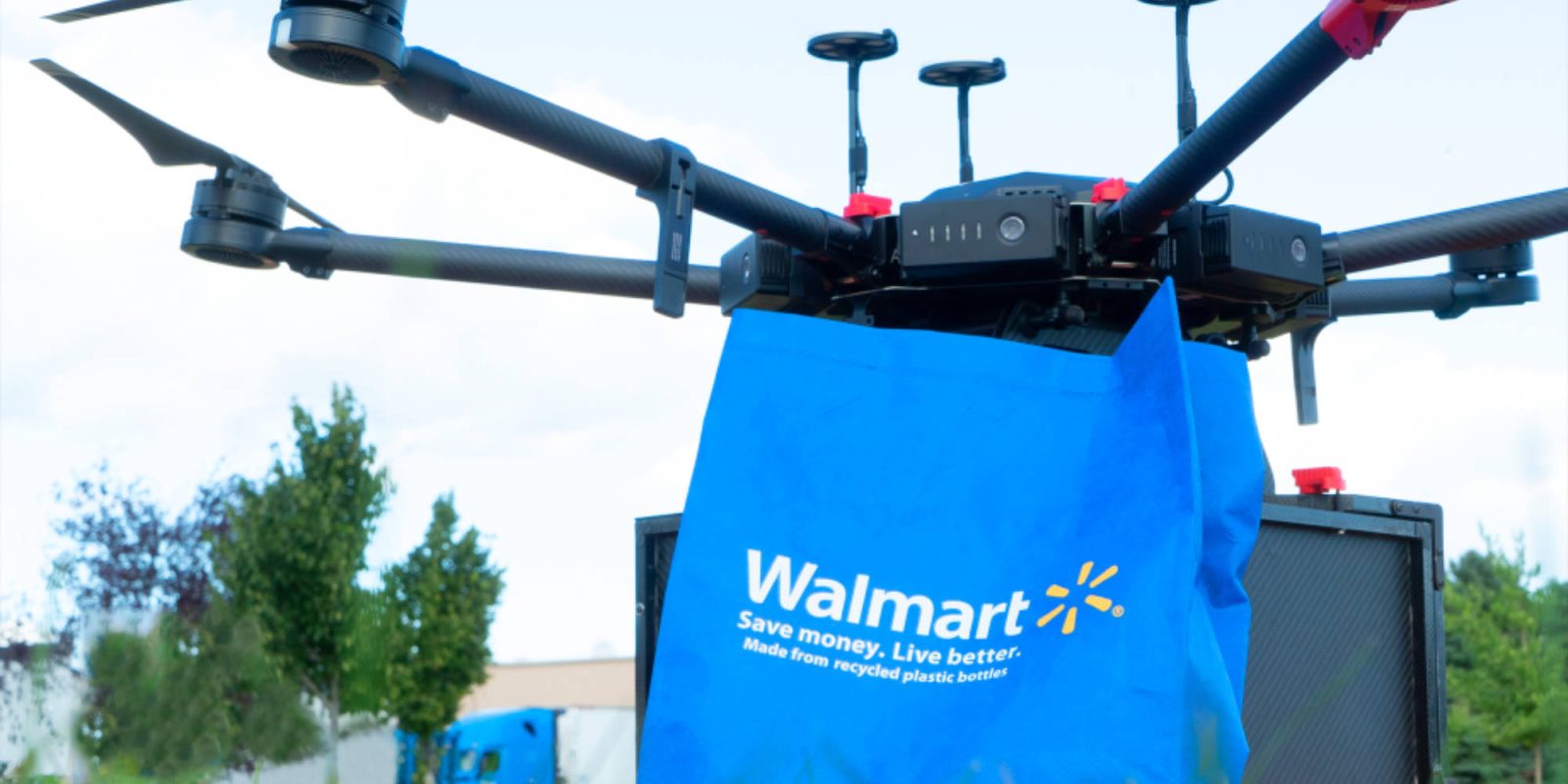 Walmart drone deliveries Carolina