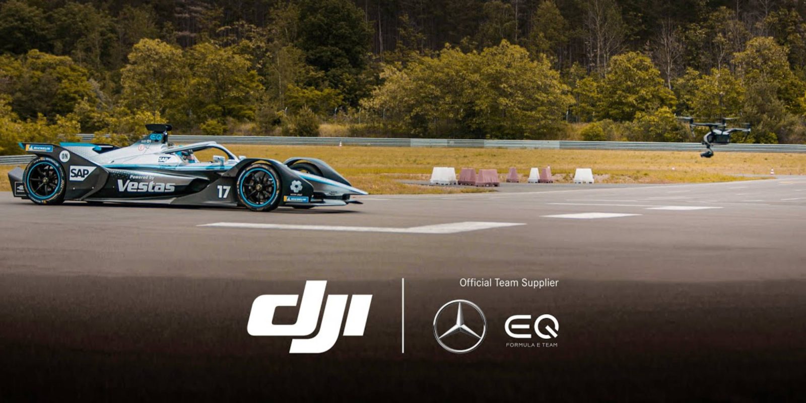 DJI Mercedes-Benz EQ drones