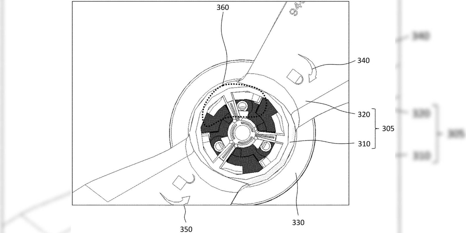 DJI patent propeller detection