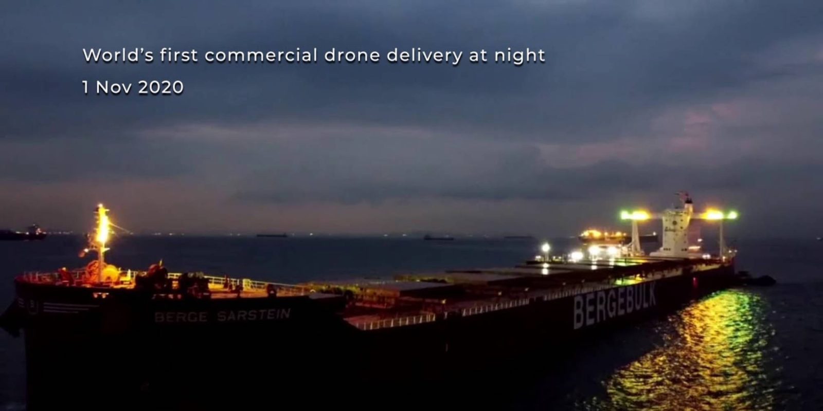 commercial night-time drone delivery