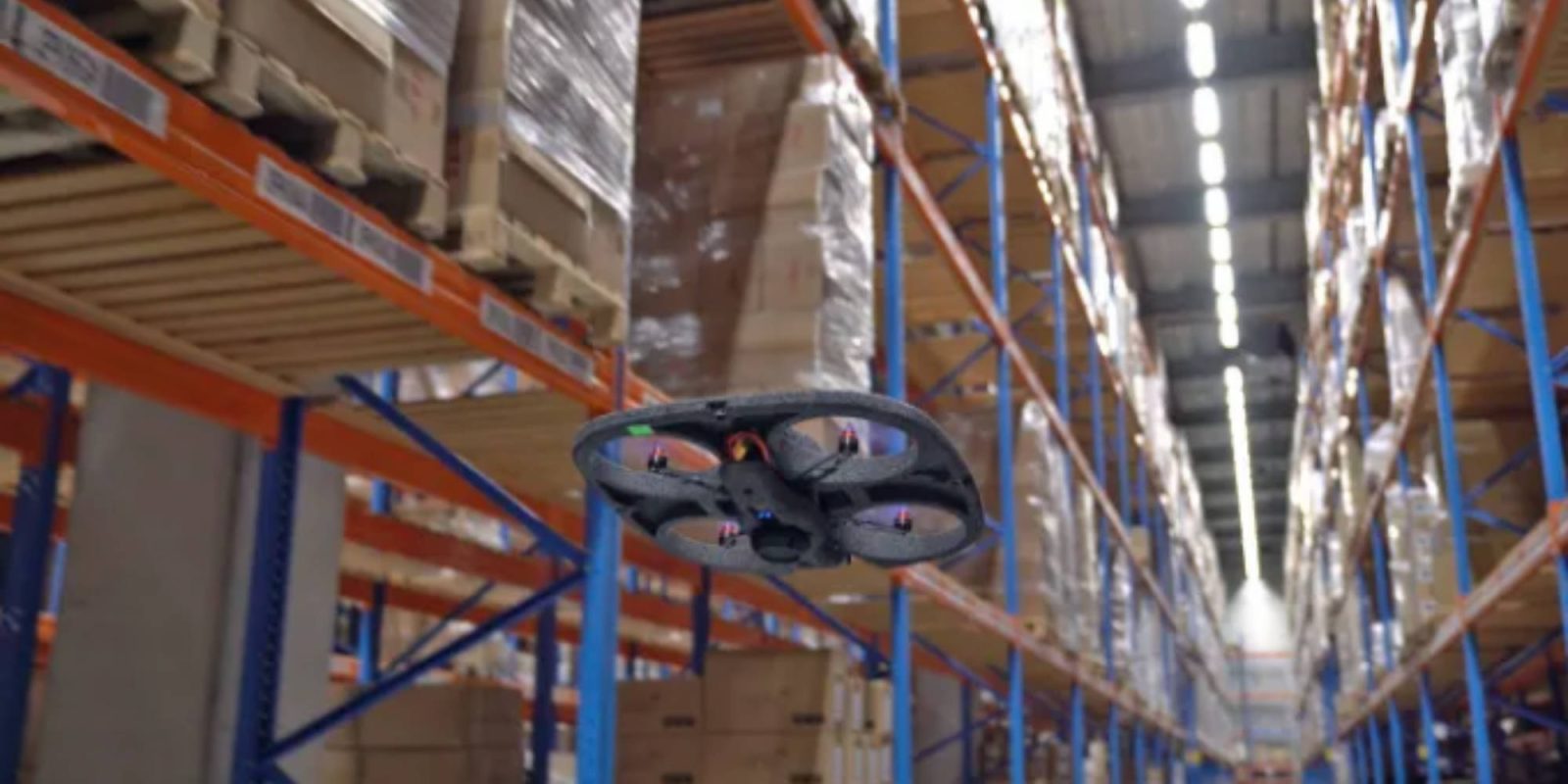 warehouse barcode scanning drones