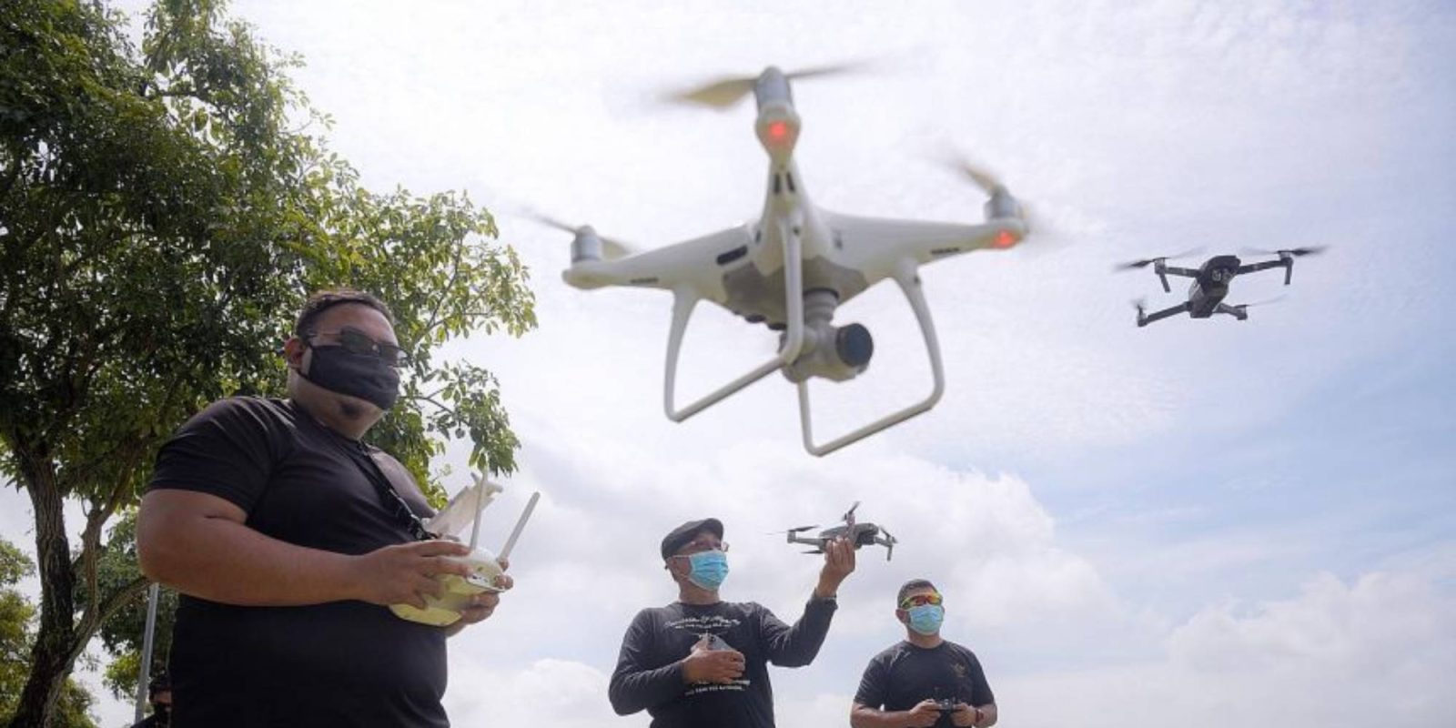 Drone-friendly areas pilots Singapore