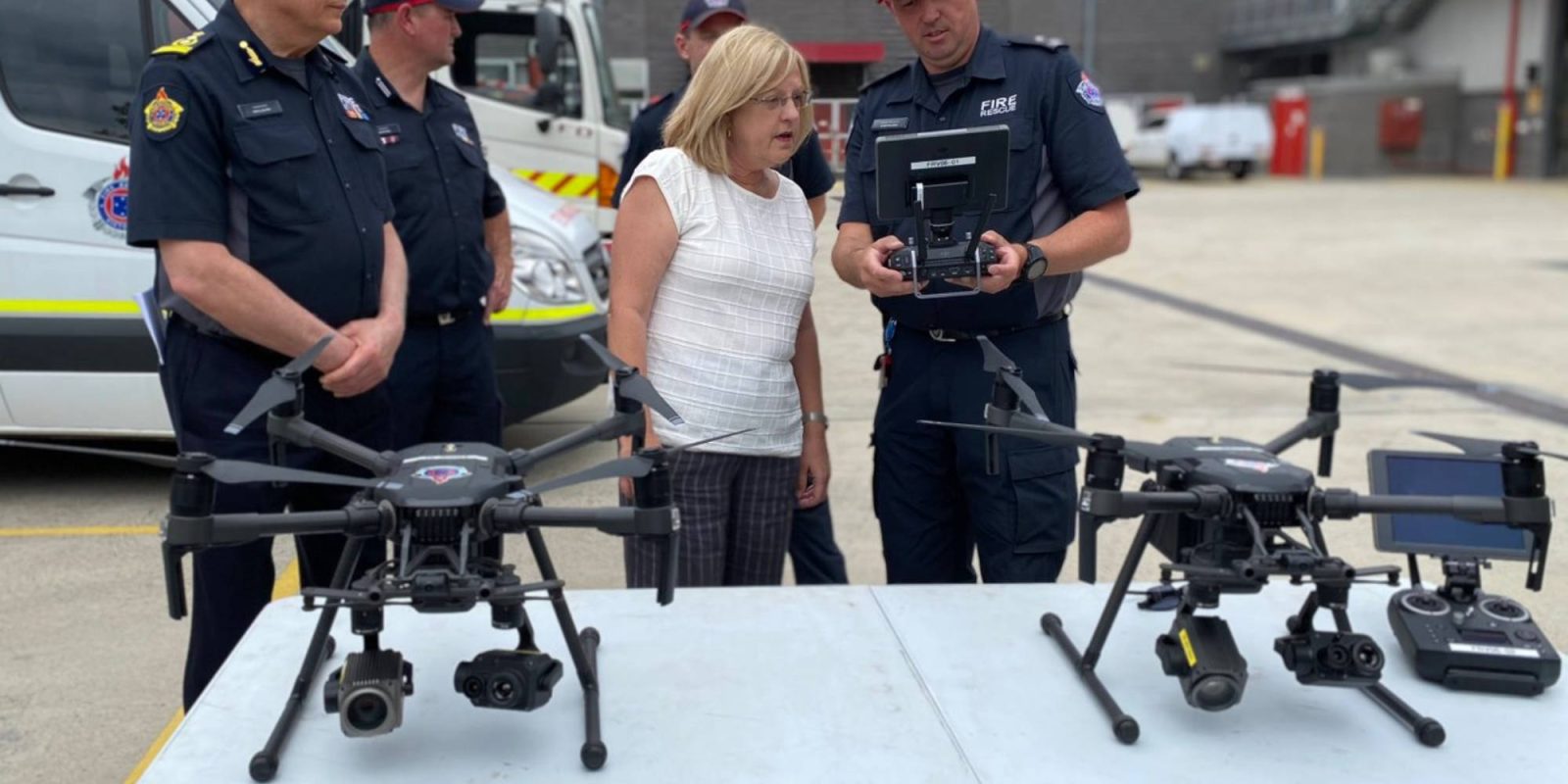 Firefighters Australia drone unit