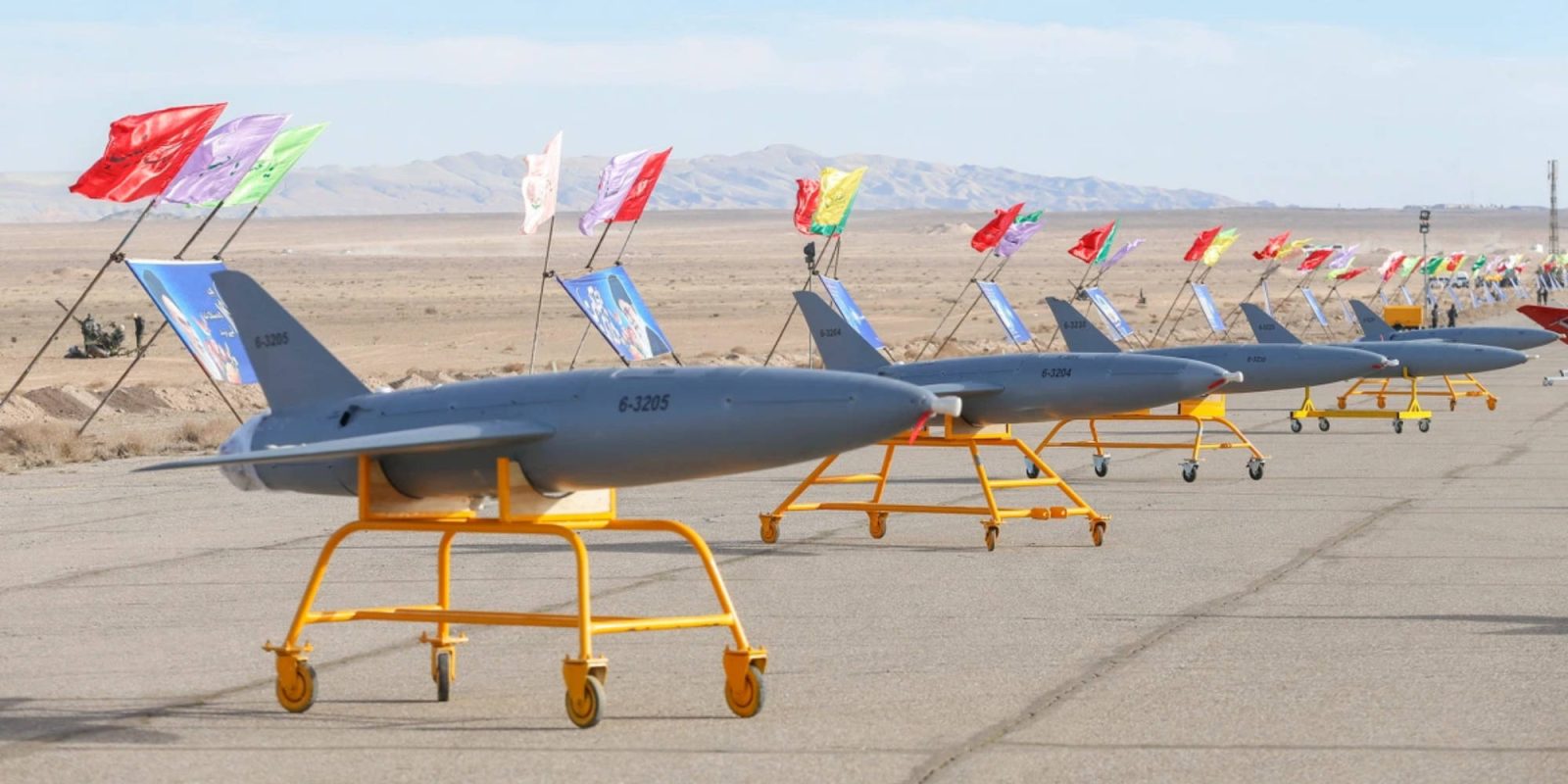 Iran kamikaze drones power