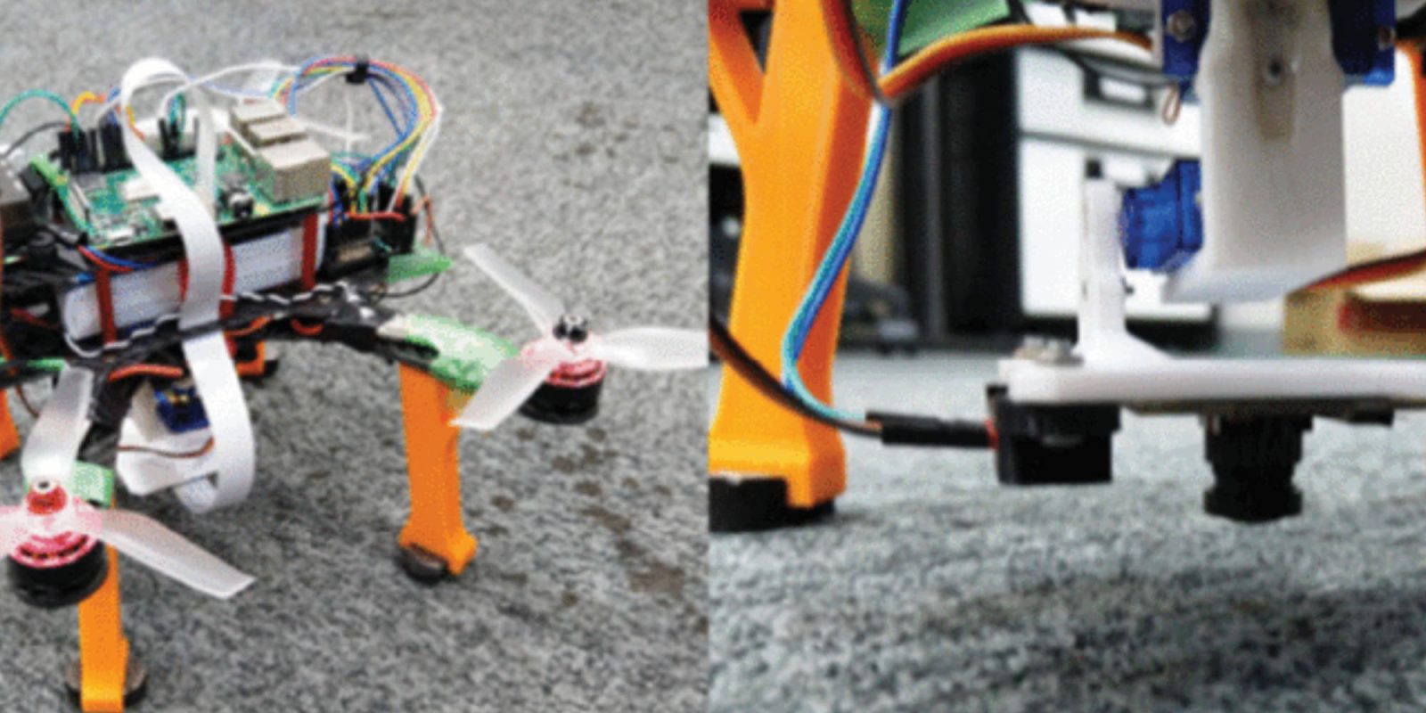 Researchers cameras drone landings