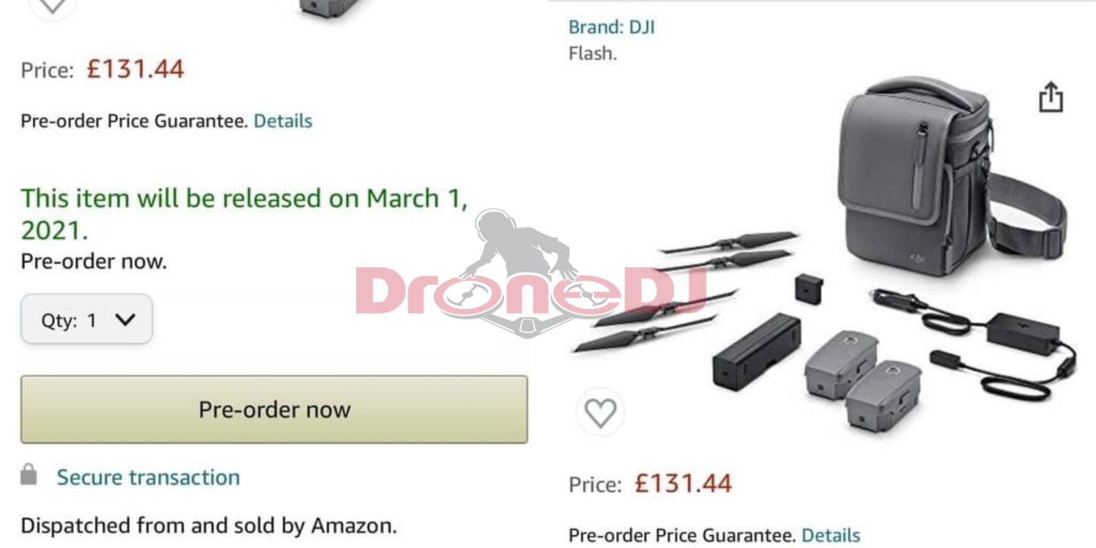 DJI FPV drone Amazon UK