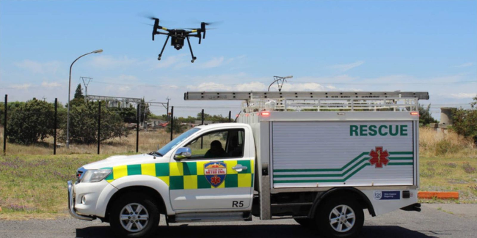 Drone rescue Table Mountain