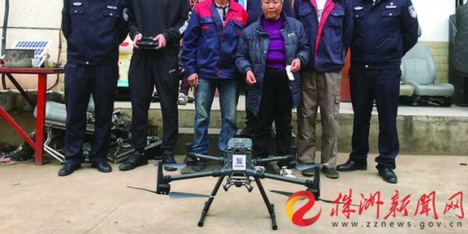 Chinese woman found drone