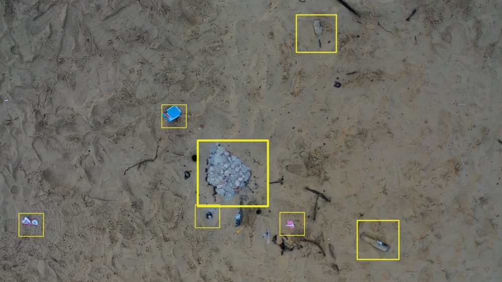 litter mapping drones